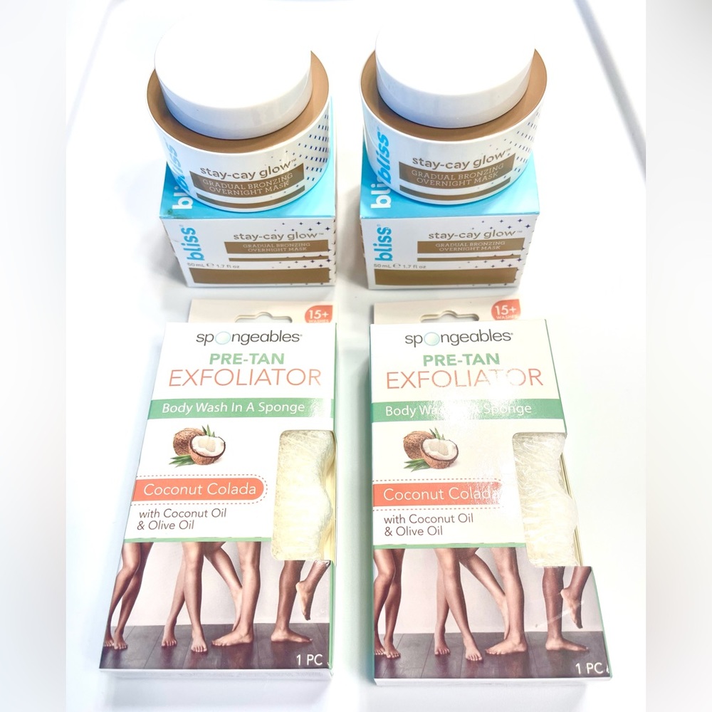 2 PIECE TANNING & BRONZER